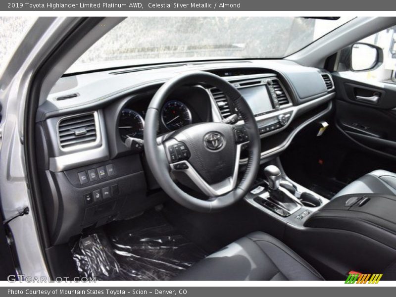Celestial Silver Metallic / Almond 2019 Toyota Highlander Limited Platinum AWD