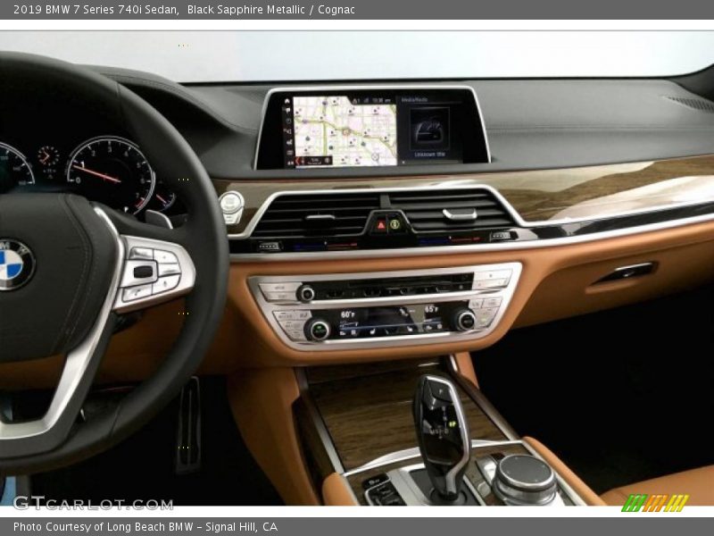 Black Sapphire Metallic / Cognac 2019 BMW 7 Series 740i Sedan
