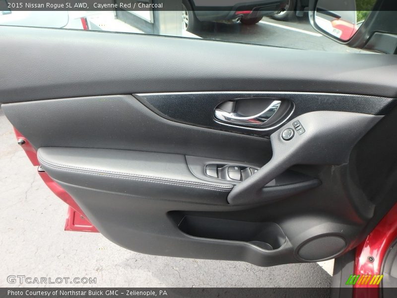 Cayenne Red / Charcoal 2015 Nissan Rogue SL AWD