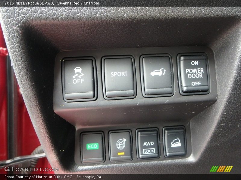 Cayenne Red / Charcoal 2015 Nissan Rogue SL AWD