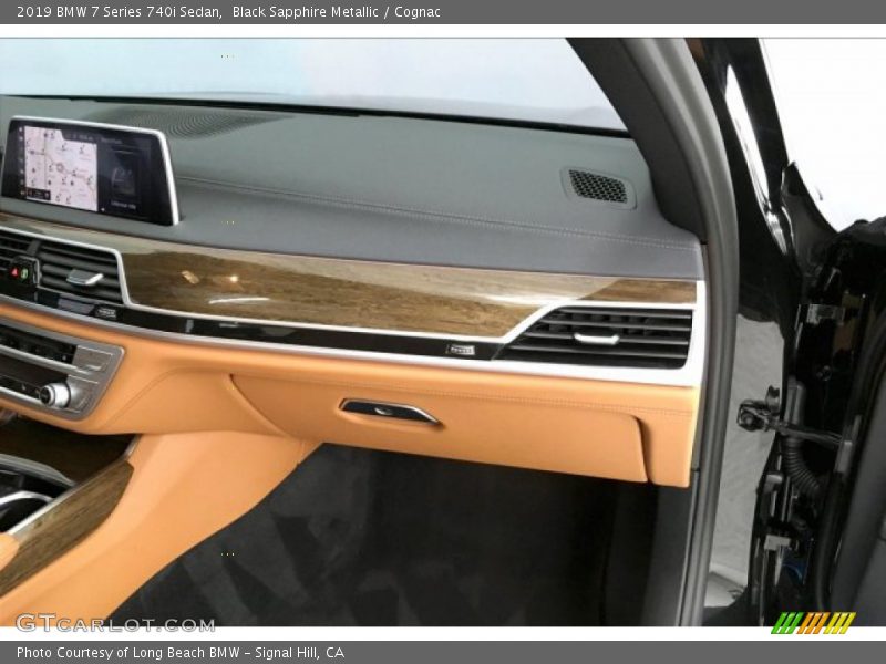 Black Sapphire Metallic / Cognac 2019 BMW 7 Series 740i Sedan