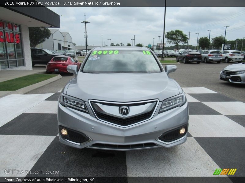 Lunar Silver Metallic / Graystone 2018 Acura RDX FWD Advance