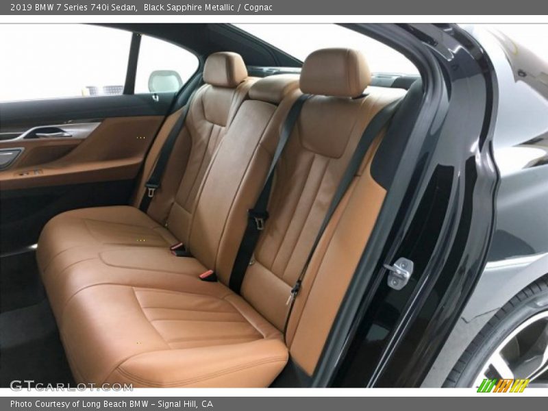 Black Sapphire Metallic / Cognac 2019 BMW 7 Series 740i Sedan