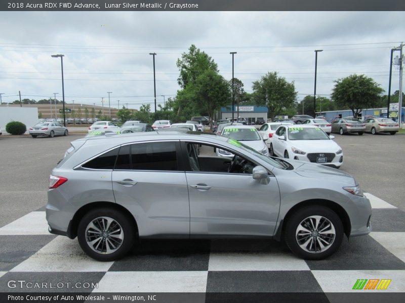 Lunar Silver Metallic / Graystone 2018 Acura RDX FWD Advance