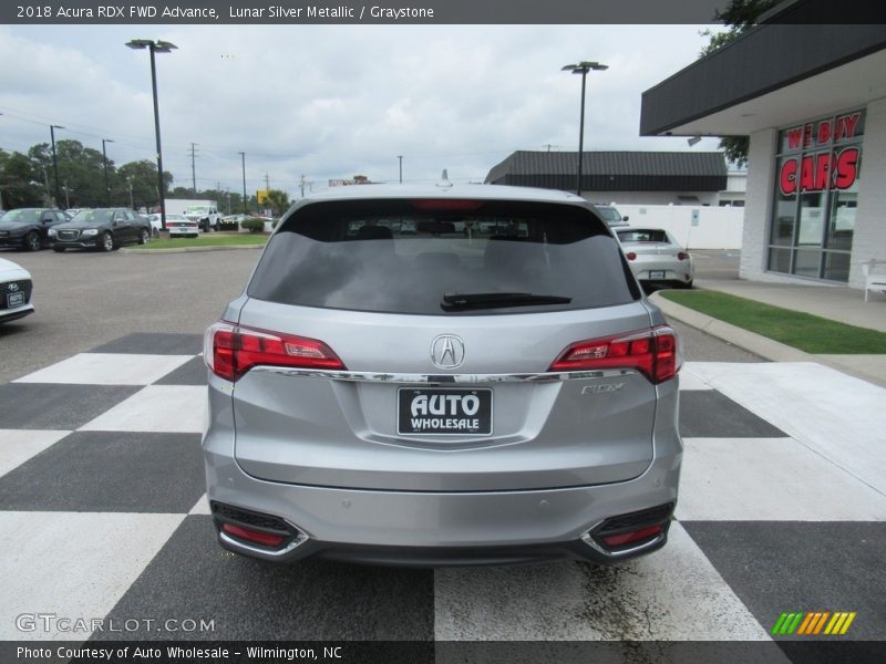 Lunar Silver Metallic / Graystone 2018 Acura RDX FWD Advance