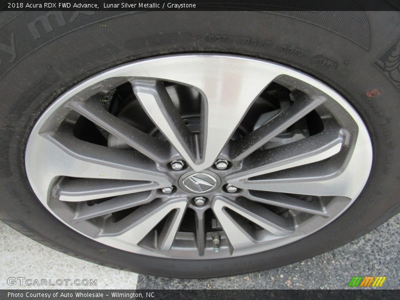Lunar Silver Metallic / Graystone 2018 Acura RDX FWD Advance