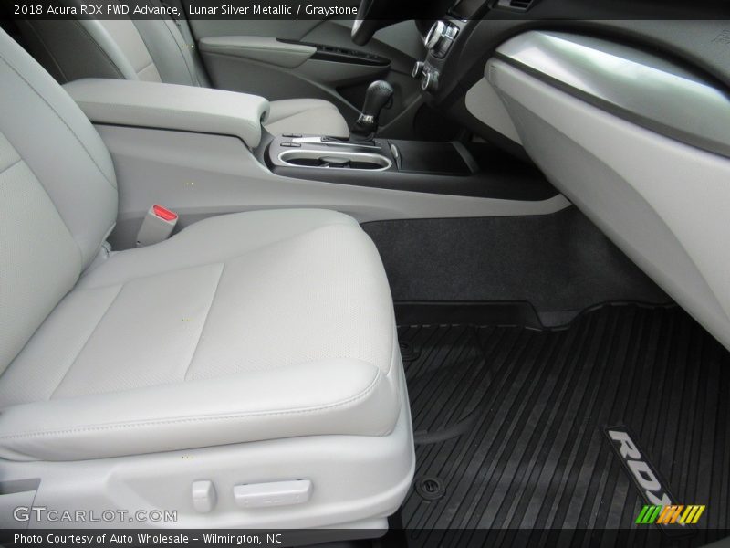 Lunar Silver Metallic / Graystone 2018 Acura RDX FWD Advance