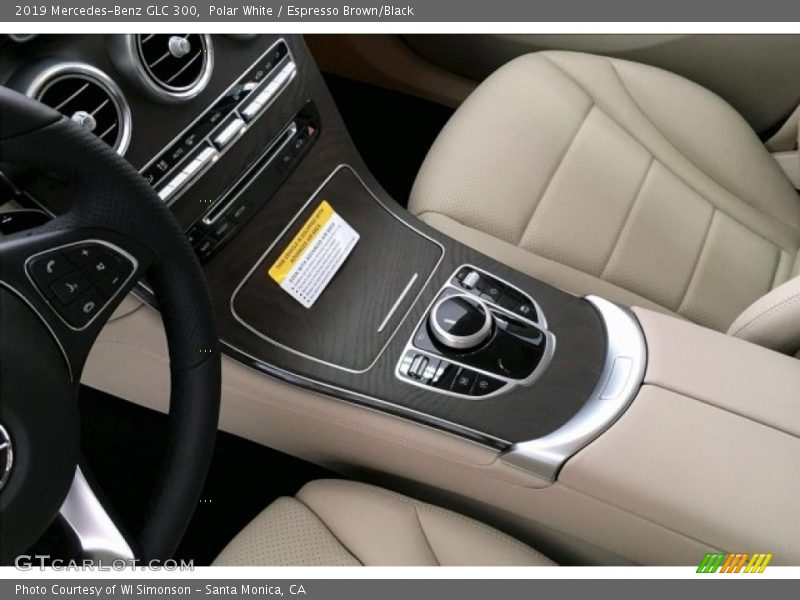 Polar White / Espresso Brown/Black 2019 Mercedes-Benz GLC 300