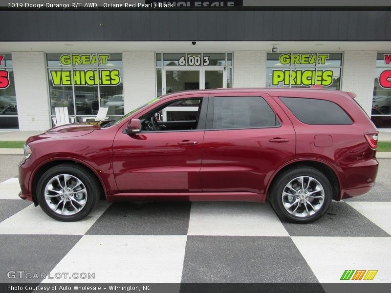 Octane Red Pearl / Black 2019 Dodge Durango R/T AWD