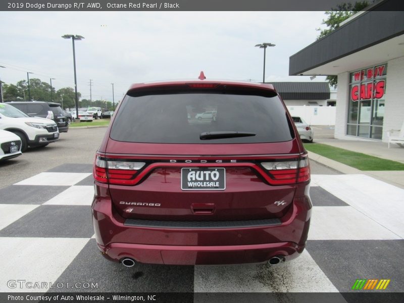 Octane Red Pearl / Black 2019 Dodge Durango R/T AWD