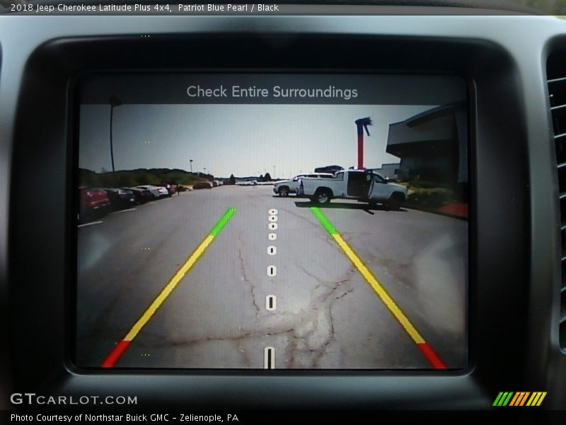 Patriot Blue Pearl / Black 2018 Jeep Cherokee Latitude Plus 4x4