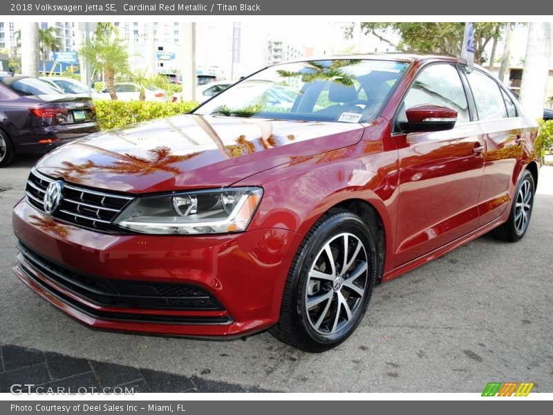 Cardinal Red Metallic / Titan Black 2018 Volkswagen Jetta SE