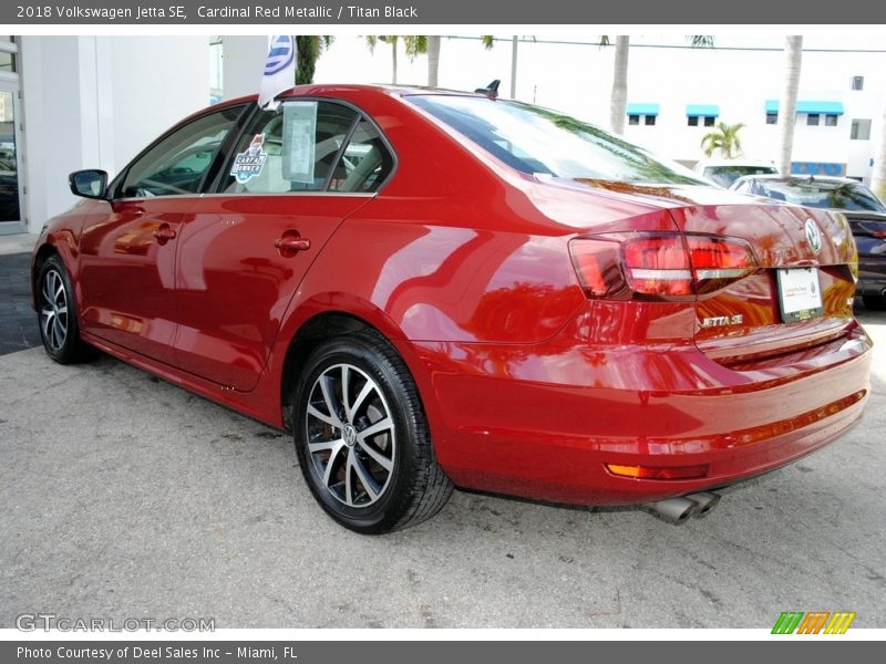 Cardinal Red Metallic / Titan Black 2018 Volkswagen Jetta SE