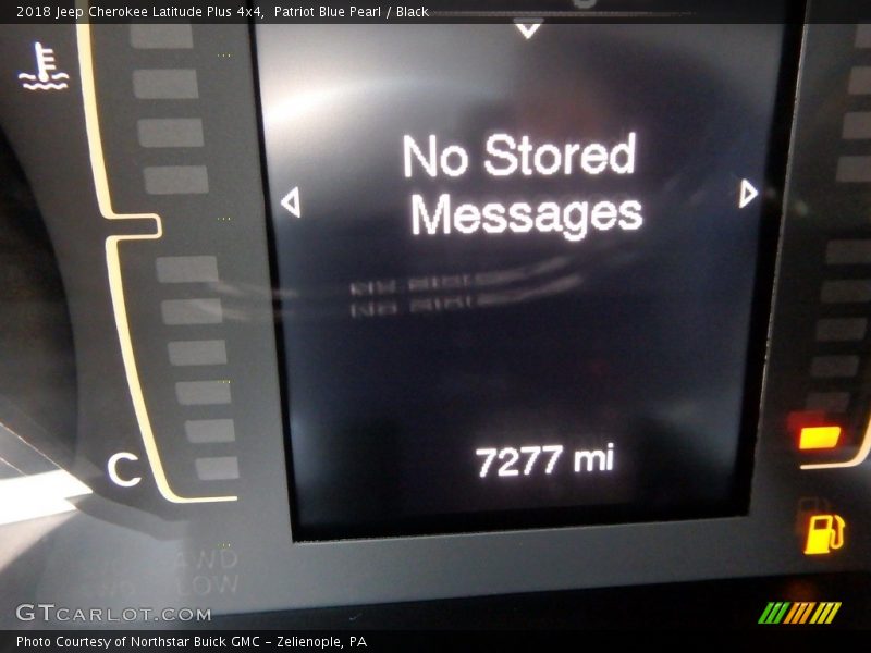 Patriot Blue Pearl / Black 2018 Jeep Cherokee Latitude Plus 4x4