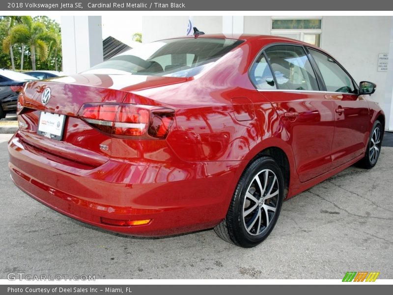 Cardinal Red Metallic / Titan Black 2018 Volkswagen Jetta SE