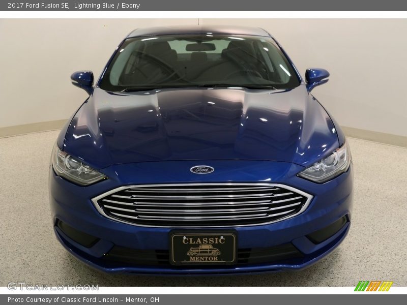 Lightning Blue / Ebony 2017 Ford Fusion SE