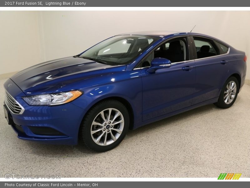 Lightning Blue / Ebony 2017 Ford Fusion SE