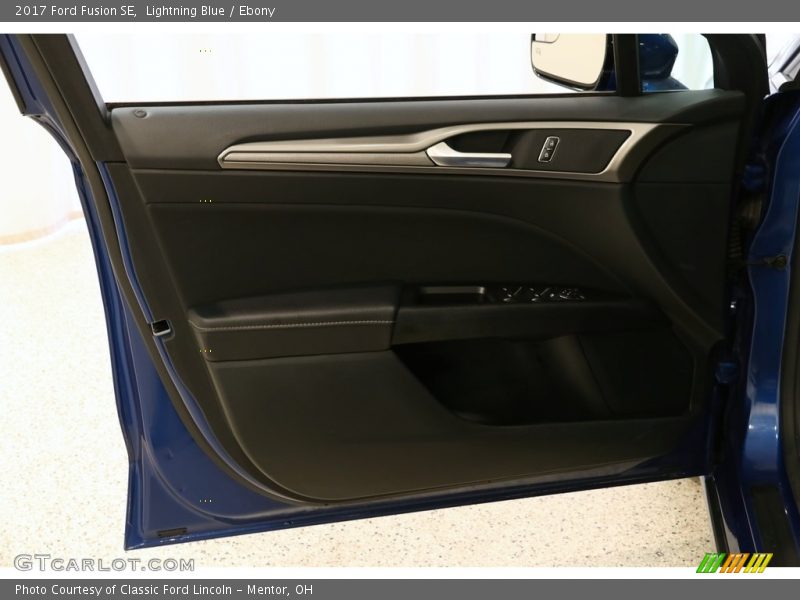 Lightning Blue / Ebony 2017 Ford Fusion SE