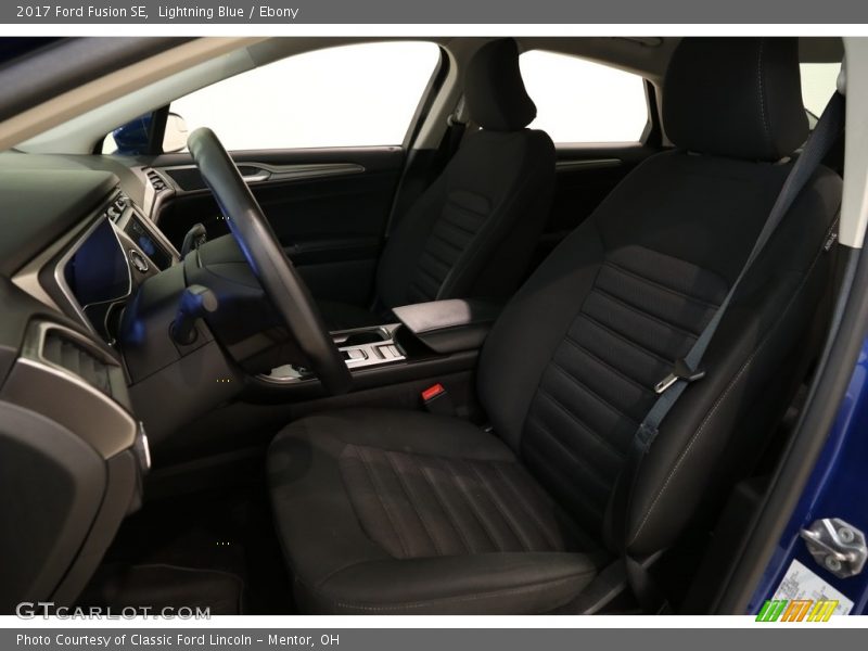 Lightning Blue / Ebony 2017 Ford Fusion SE