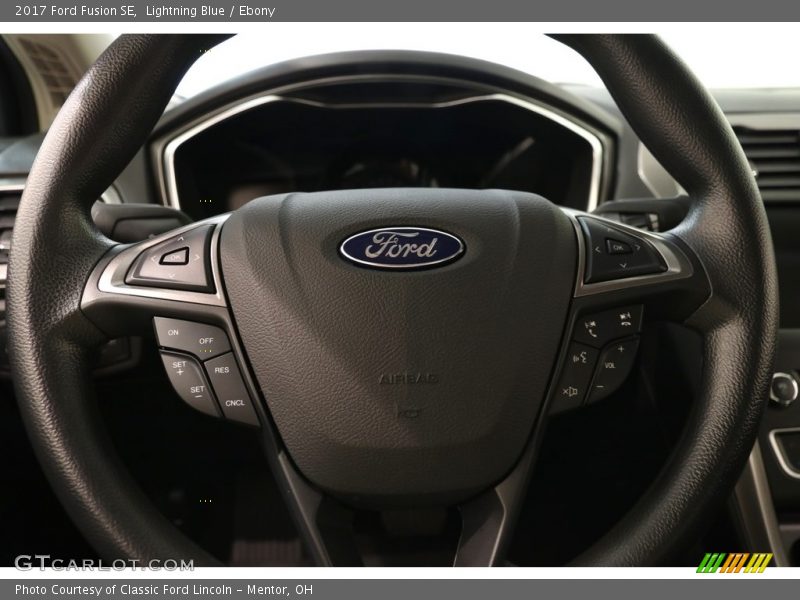 Lightning Blue / Ebony 2017 Ford Fusion SE