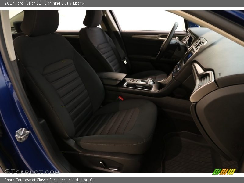 Lightning Blue / Ebony 2017 Ford Fusion SE