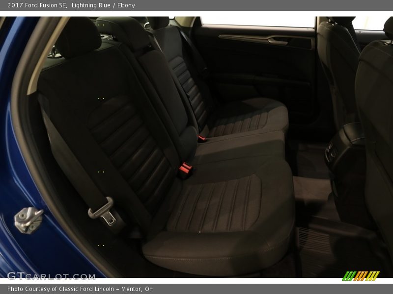 Lightning Blue / Ebony 2017 Ford Fusion SE