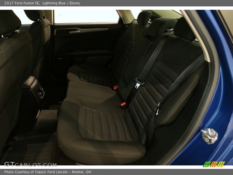 Lightning Blue / Ebony 2017 Ford Fusion SE