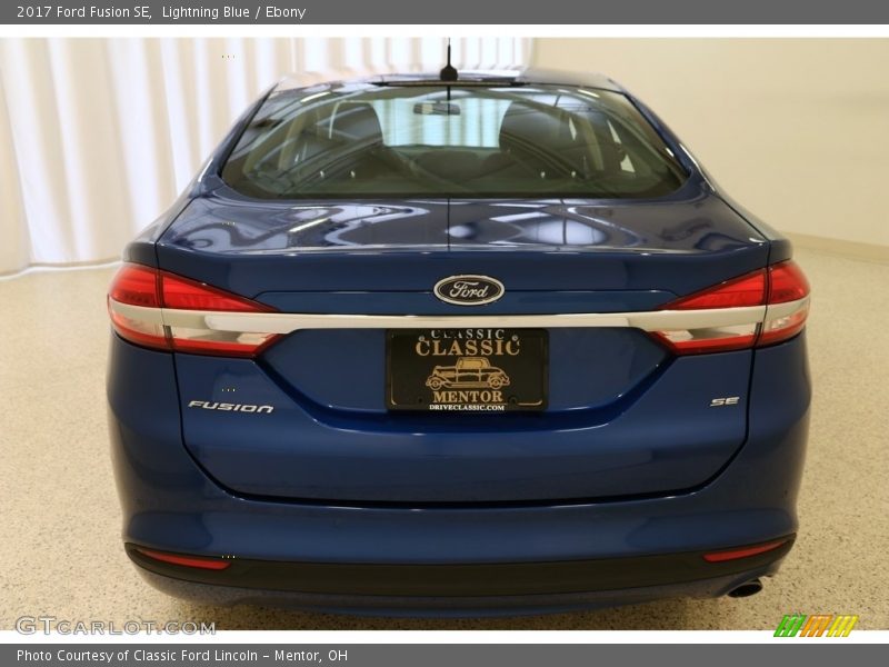 Lightning Blue / Ebony 2017 Ford Fusion SE