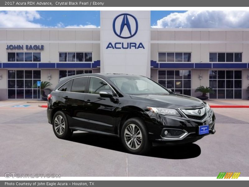 Crystal Black Pearl / Ebony 2017 Acura RDX Advance