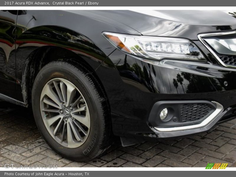 Crystal Black Pearl / Ebony 2017 Acura RDX Advance