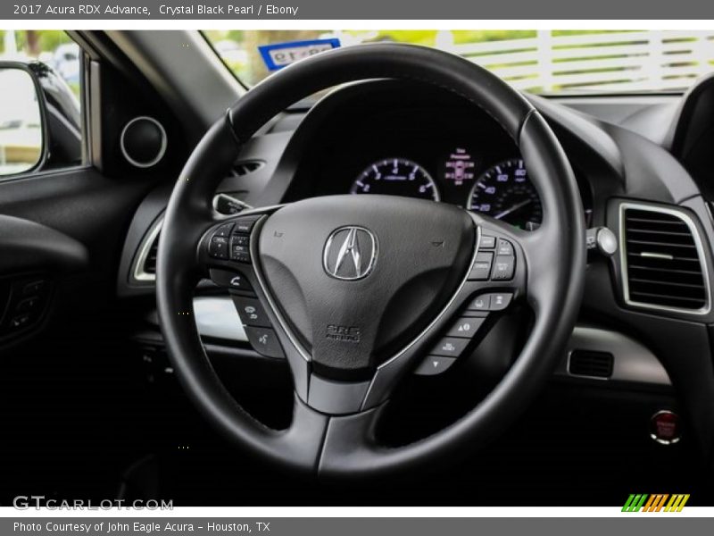 Crystal Black Pearl / Ebony 2017 Acura RDX Advance