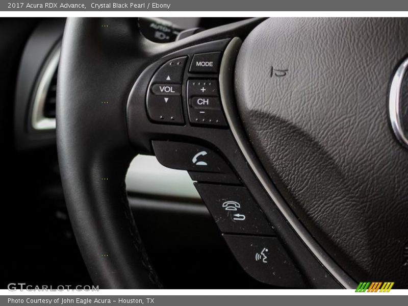 Crystal Black Pearl / Ebony 2017 Acura RDX Advance