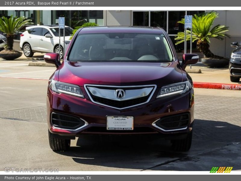 Basque Red Pearl II / Parchment 2017 Acura RDX
