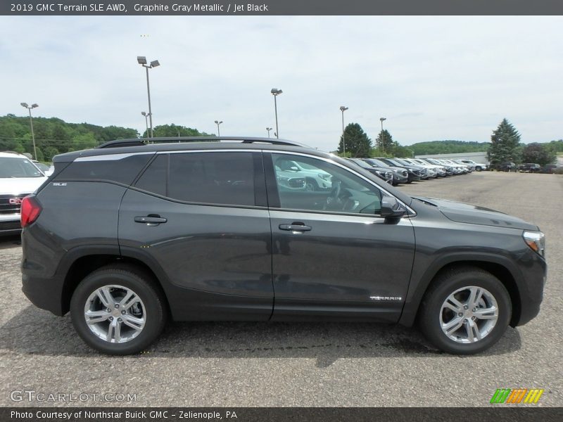 Graphite Gray Metallic / Jet Black 2019 GMC Terrain SLE AWD