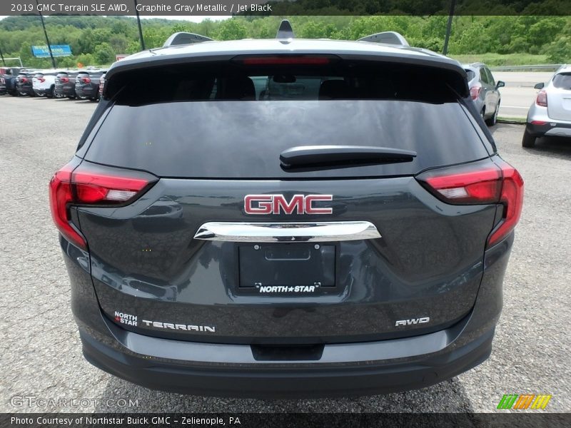 Graphite Gray Metallic / Jet Black 2019 GMC Terrain SLE AWD