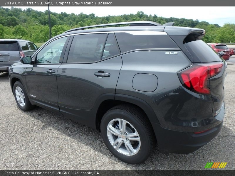 Graphite Gray Metallic / Jet Black 2019 GMC Terrain SLE AWD