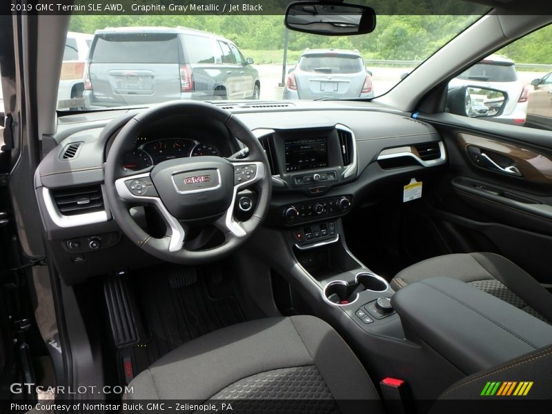 Graphite Gray Metallic / Jet Black 2019 GMC Terrain SLE AWD