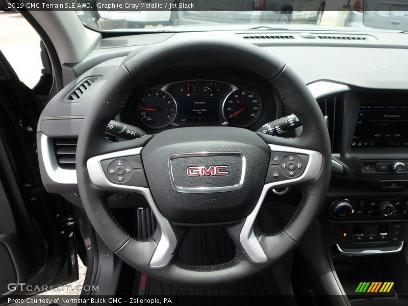 Graphite Gray Metallic / Jet Black 2019 GMC Terrain SLE AWD