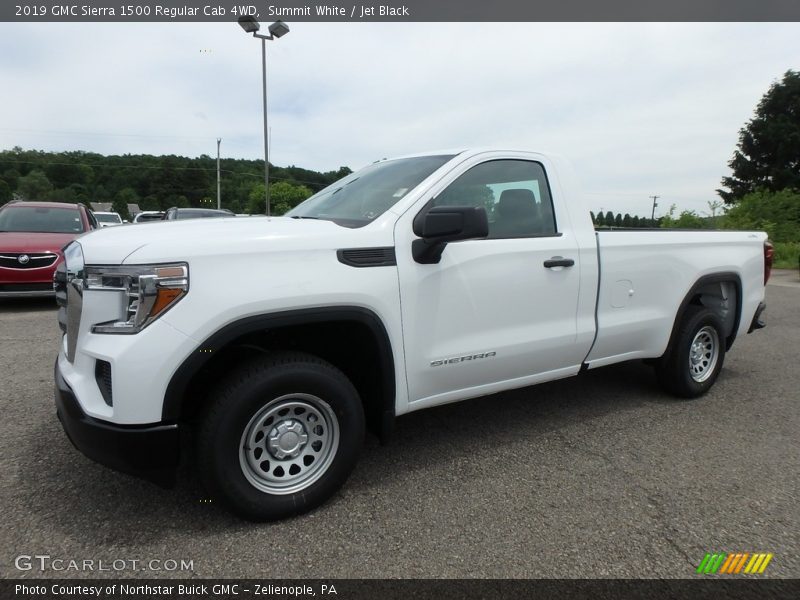 Summit White / Jet Black 2019 GMC Sierra 1500 Regular Cab 4WD