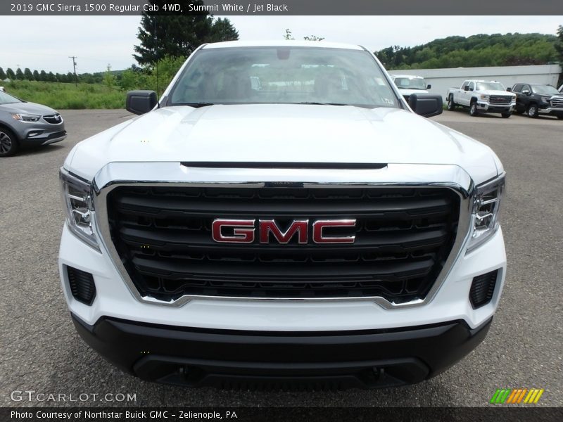 Summit White / Jet Black 2019 GMC Sierra 1500 Regular Cab 4WD