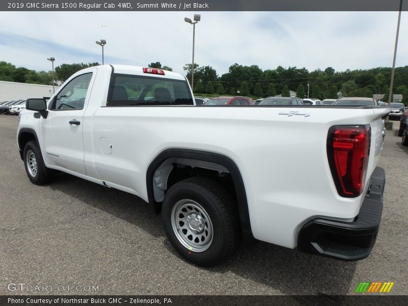 Summit White / Jet Black 2019 GMC Sierra 1500 Regular Cab 4WD