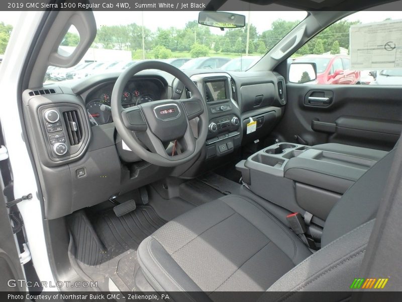  2019 Sierra 1500 Regular Cab 4WD Jet Black Interior