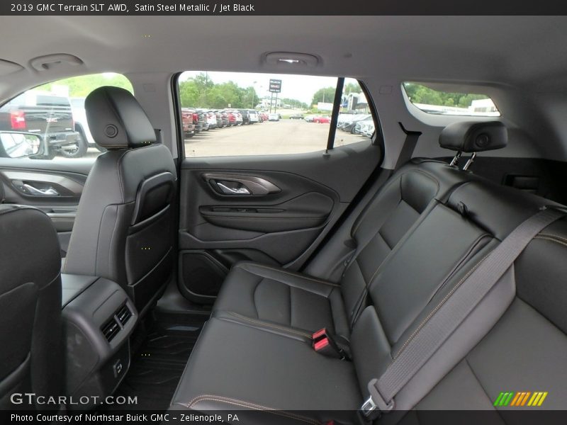 Satin Steel Metallic / Jet Black 2019 GMC Terrain SLT AWD