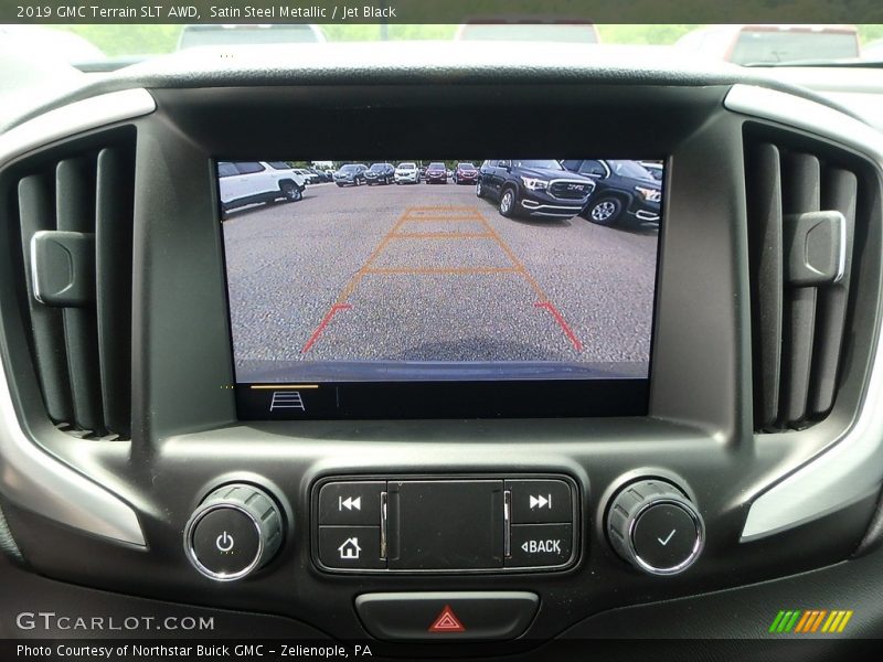 Satin Steel Metallic / Jet Black 2019 GMC Terrain SLT AWD