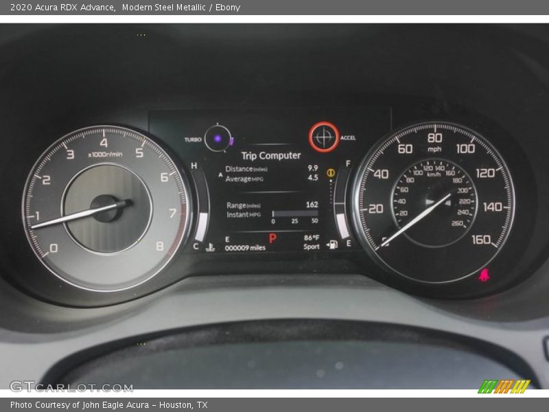Modern Steel Metallic / Ebony 2020 Acura RDX Advance