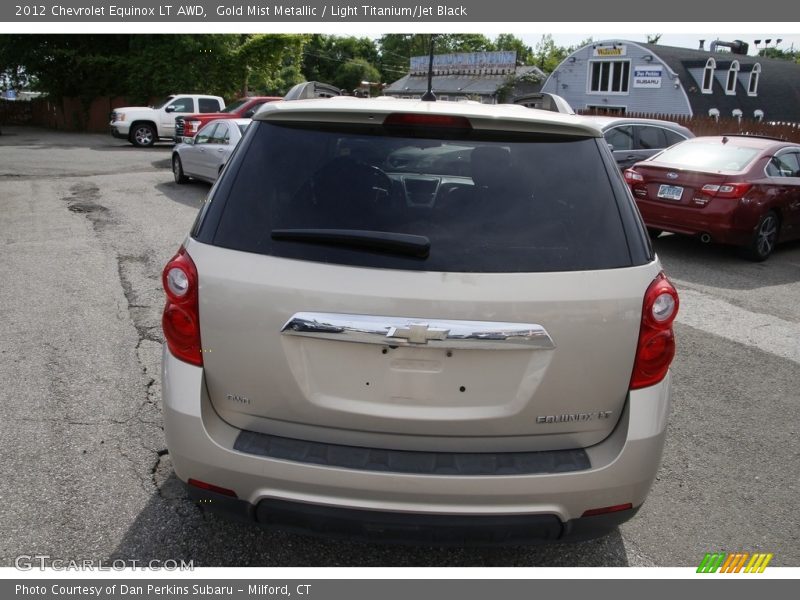 Gold Mist Metallic / Light Titanium/Jet Black 2012 Chevrolet Equinox LT AWD