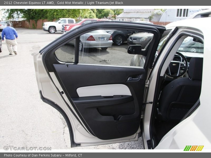 Gold Mist Metallic / Light Titanium/Jet Black 2012 Chevrolet Equinox LT AWD