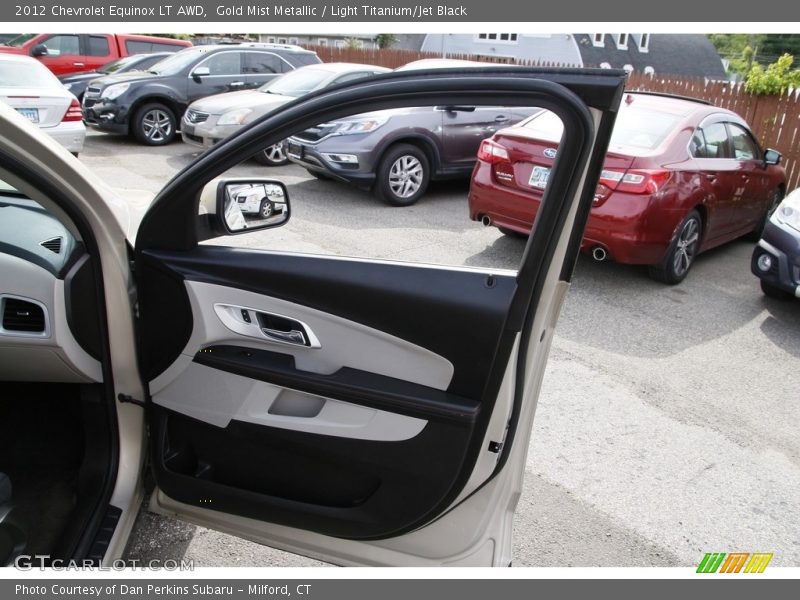 Gold Mist Metallic / Light Titanium/Jet Black 2012 Chevrolet Equinox LT AWD