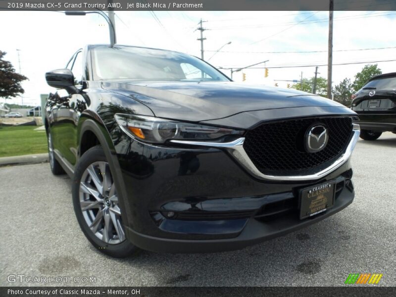 Jet Black Mica / Parchment 2019 Mazda CX-5 Grand Touring AWD