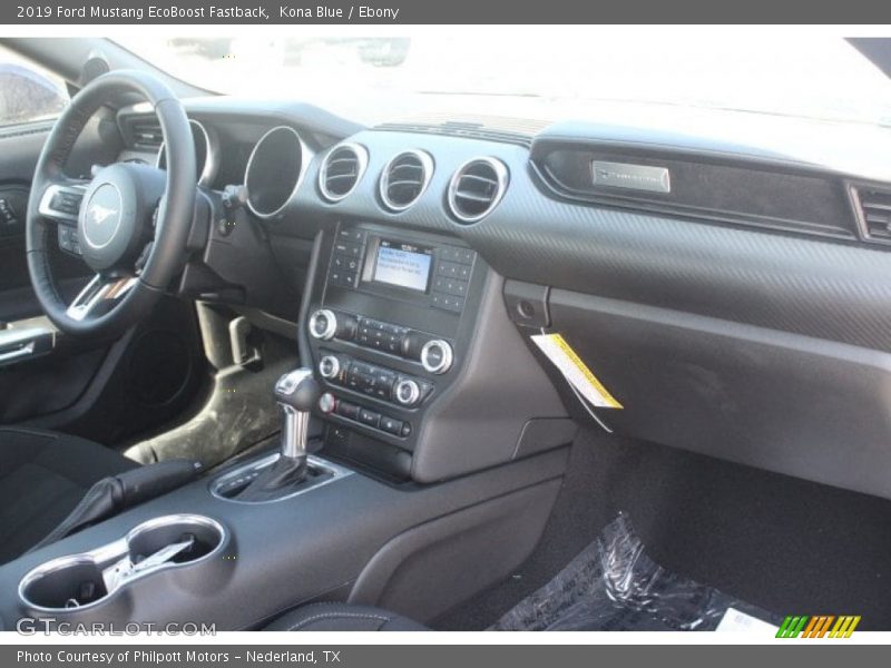 Kona Blue / Ebony 2019 Ford Mustang EcoBoost Fastback